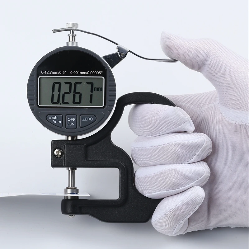 0,001 mm elektronická hrúbka rozchod 10 mm digitálny mikrometer meter meter 25 mm mikrometro hrúbka tester RS232 Dátový výstup