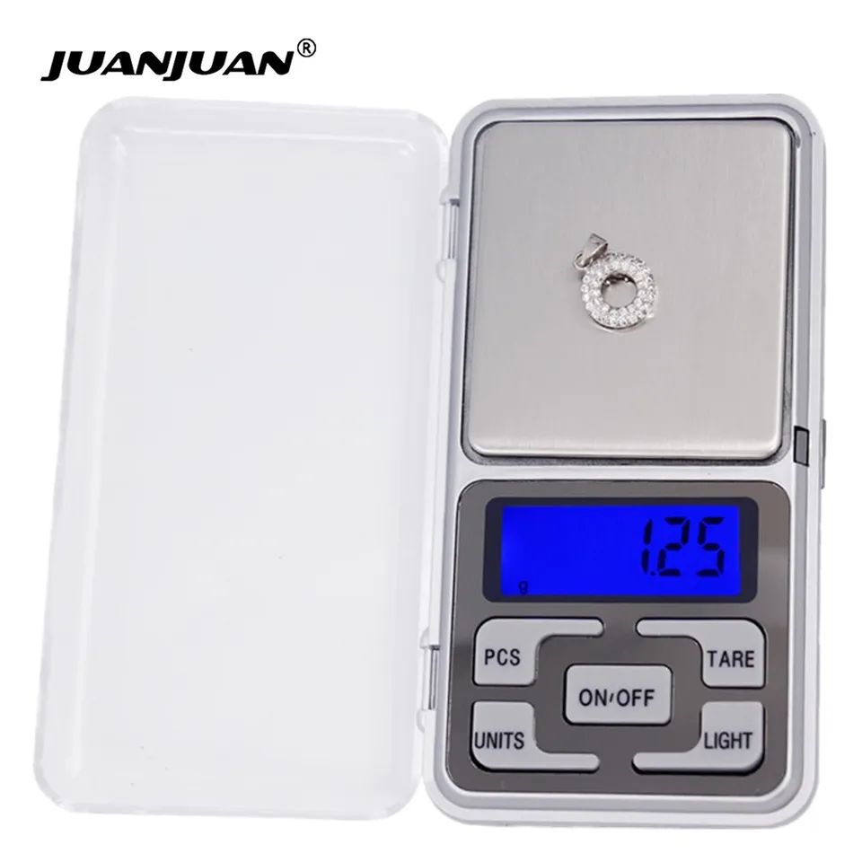 0,01G 500G Mini elektronická stupnica Digitálna stupnica Balance LCD s maloobchodnou škatuľou prenosnú váhu Stupnica 20% zľava