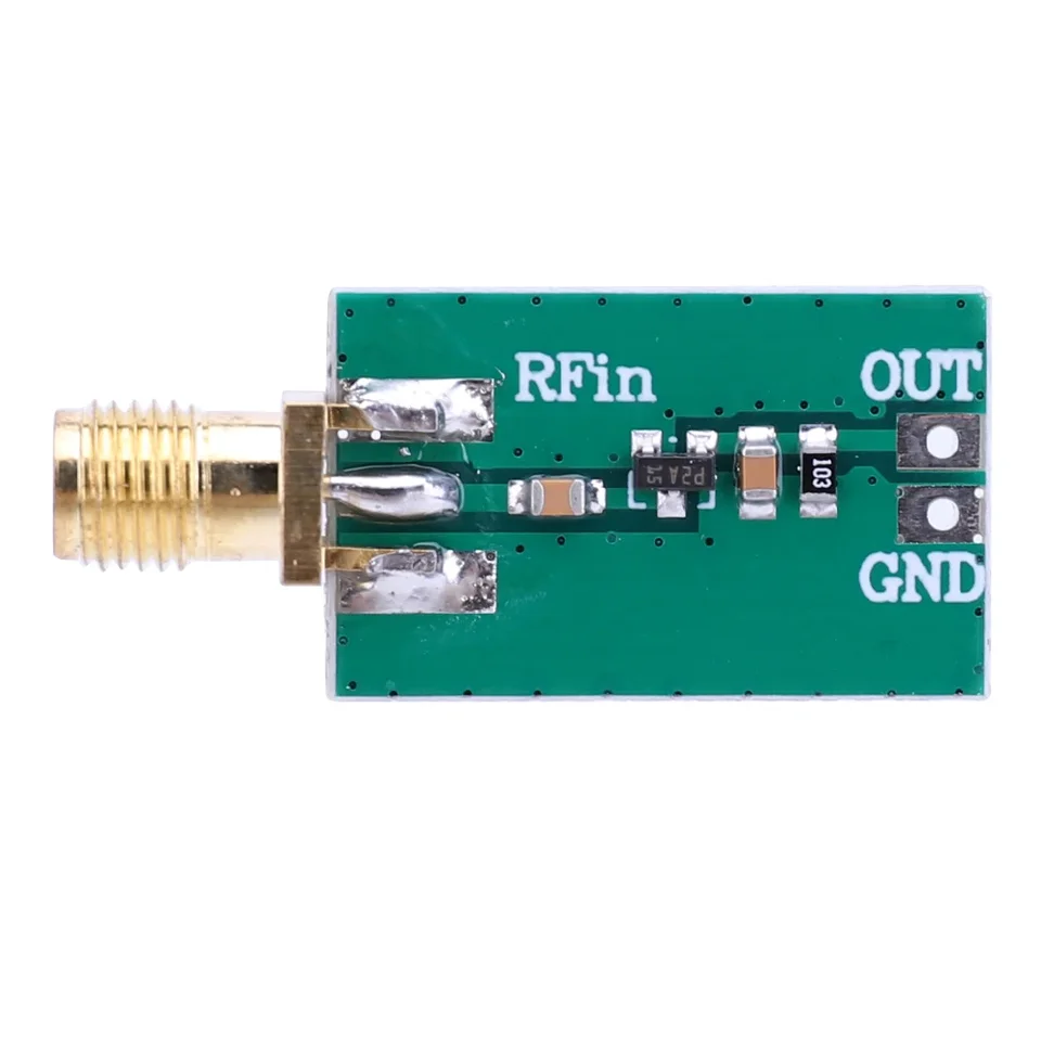 0,1-3200MHz detektor obálky R = 10K C = 1NF RF AM FM Rádio-frekvenčný detekčný detekčný detektor amplitúd