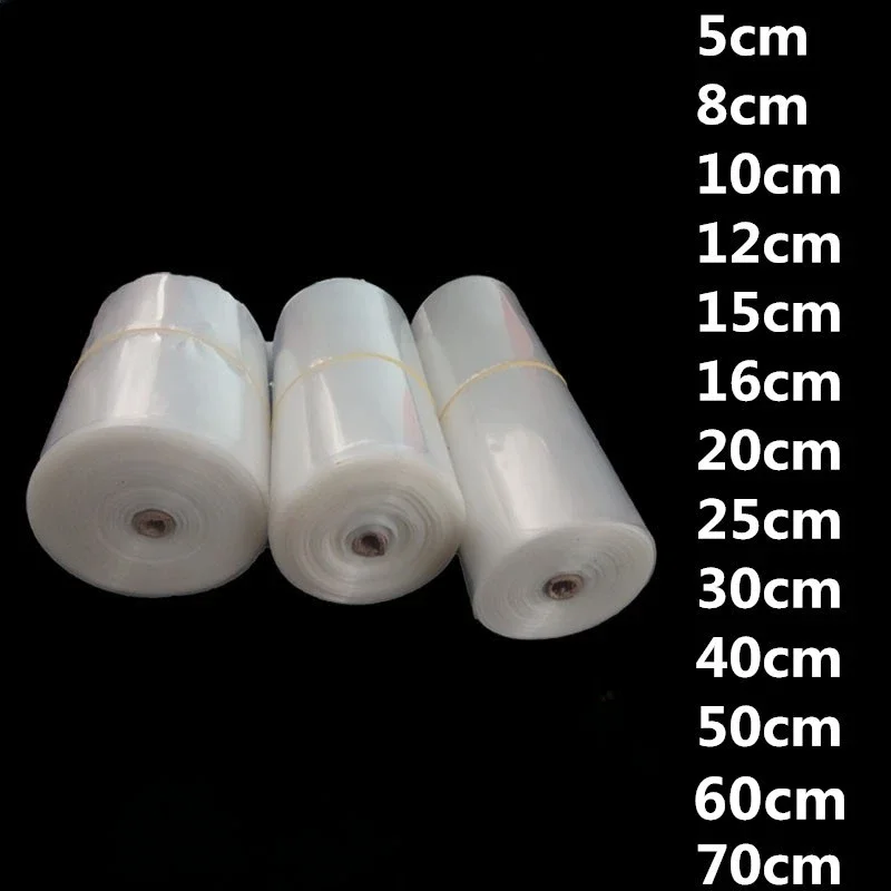 0,1 mm hrubá PE valcová membránová prívodná trubica KALITRAPHY A MAIER Priehľadná plastová plastová vrecko Roll rúrky 1 kg
