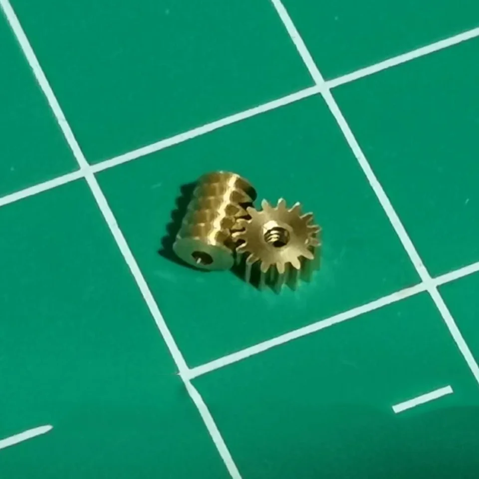 0,2 m 15t 0,8/1,0 mm hriadeľ otvor Aperture Copper Metal Mosadz Redukcia Sada prevodových stupňov Mikro redukcia statická modifikácia 1:87