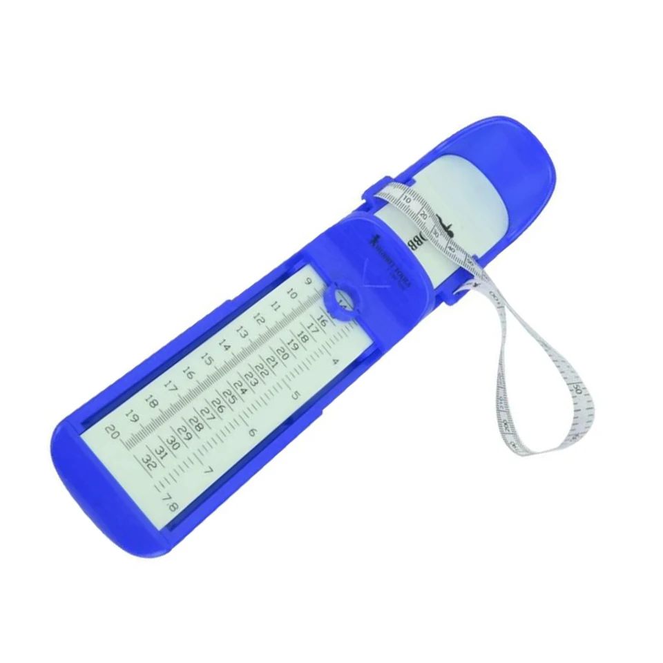 0-20 cm detské obuv veľkosti pravítko Detské nastaviteľné plastové meracie meradlo topánky SIZER, modrá, modrá