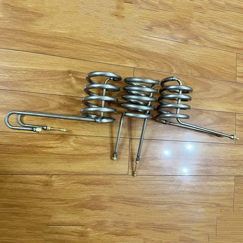 0,25 Hp 0,5 Hp 1HP odparovacia trubica Trinium, výmenník tepla titánovej trubice. Chladné morské plody Sladká voda Fish Tank Teat výmenník tepla.