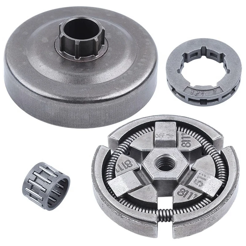0,325inch 7T Clutch Drum Drum Rekelný okraj ložiskového ložiska pre Husqvarnu 50 51 55 EPA Rancher 154 254 Výmena dielov reťazovej píly