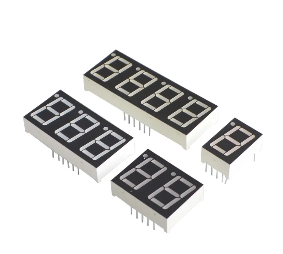 0,56 palca 7 segment 1bit 2bit 3bit 4bit digitálna trubica Red Common Cathode LED Displace Display
