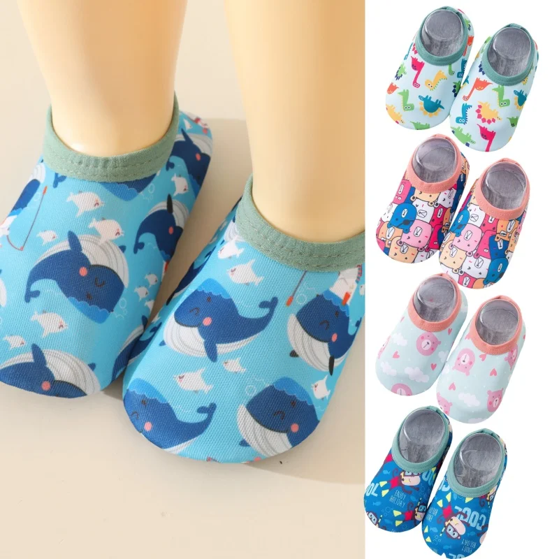 0-5y dieťa roztomilé ponožky batoľa dievčatá chlapci podlahové ponožky zvierat tlačené karikatúry Krátke ponožky Kids Anti-Slip Non-Slip Shoes