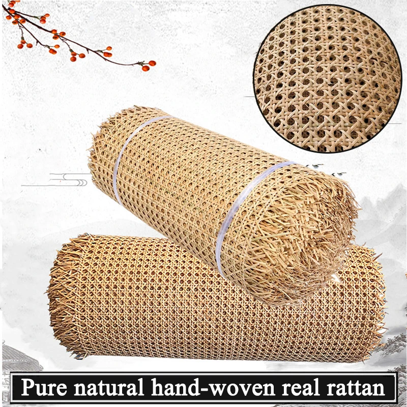0,8-1.4 metrov 40 cm-45 cm Šírka Skutočná trstina Webbing Kanada prírodný indonézsky rattan pre stoličku stoličky nachtkastje opravný materiál