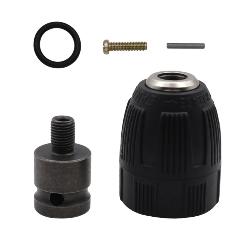 0,8-10 mm 2-13 mm bezkľúčový vŕtačka Chuck Quick Change Adapter Hex Square 1/2 3/8 driek na skrutkovač Tap Bit