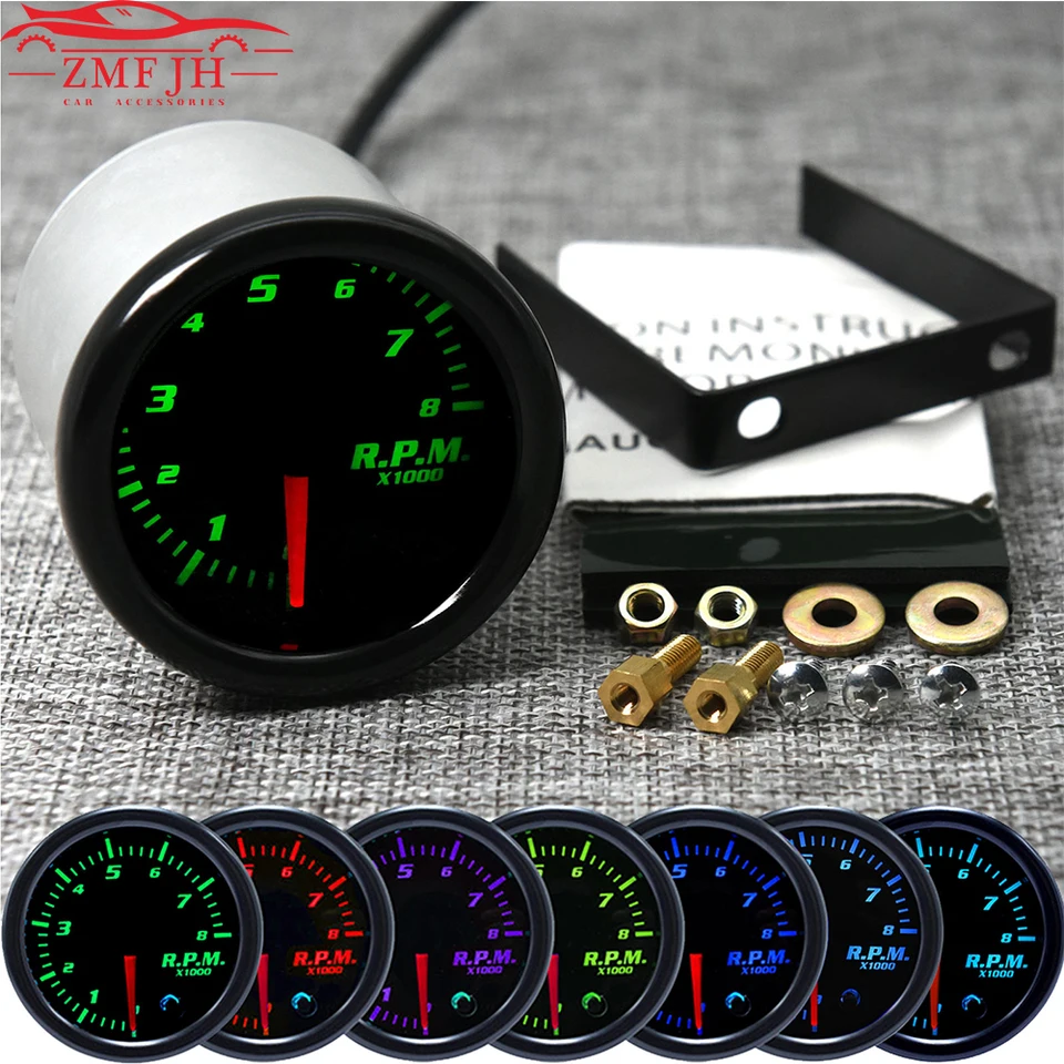 0-8000 ot./min. Tachometer 7 Farba 2 