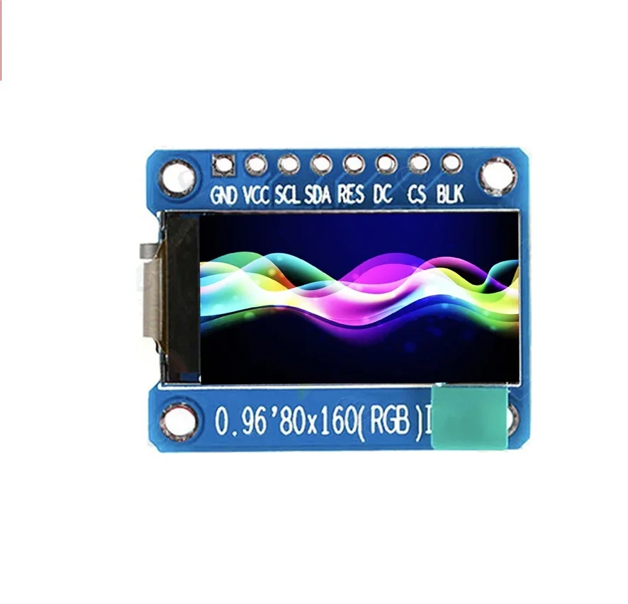 0,96 palca 80x160 IPS LCD displeja modul plná farba TFT 65K ST7735 LCD obrazovka LCD 3,3V rozhrania SPI Vymeňte OLED