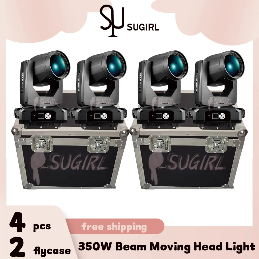 0 daň 4ks 17r Lyre 350 W lúč 350W 17R Múchadlo Svetlo hlavy s letovou obalom LED pohybujúca sa s pohyblivou hlavou Lighting Bream Spot Etaght Svetlá