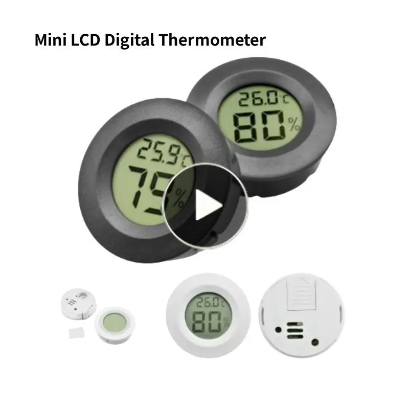 -0 ~ +70 ° C mini LCD digitálny teplomer Hygrometer chladničku Tester Tester tester Tester Detektor vlhkosti merača 1pc 1pc