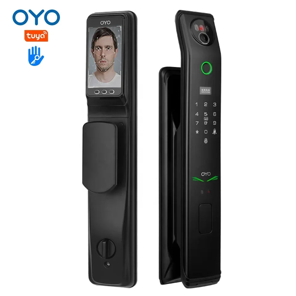 005oyo Elektronický zámok Výrobcovia valca WiFi App Heslo Biometrický odtlačok prstov Digitálna rukoväť Klávesy