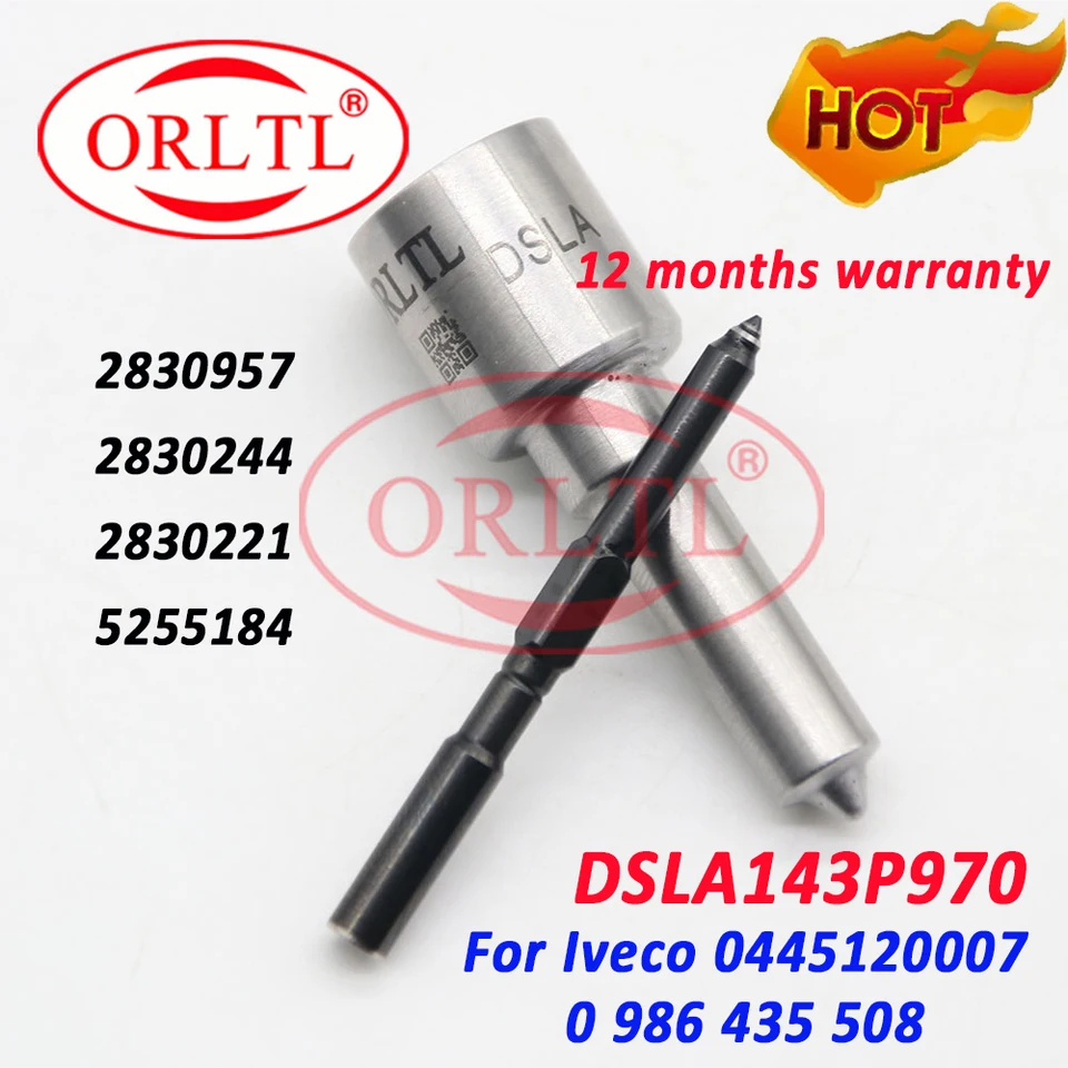 0445120007 0986435508 Tryska vstrekovača paliva DSLA143P970 0 433 175 271 Diesel DSLA 143 P 970 (0433175271) pre 2830957 2830244
