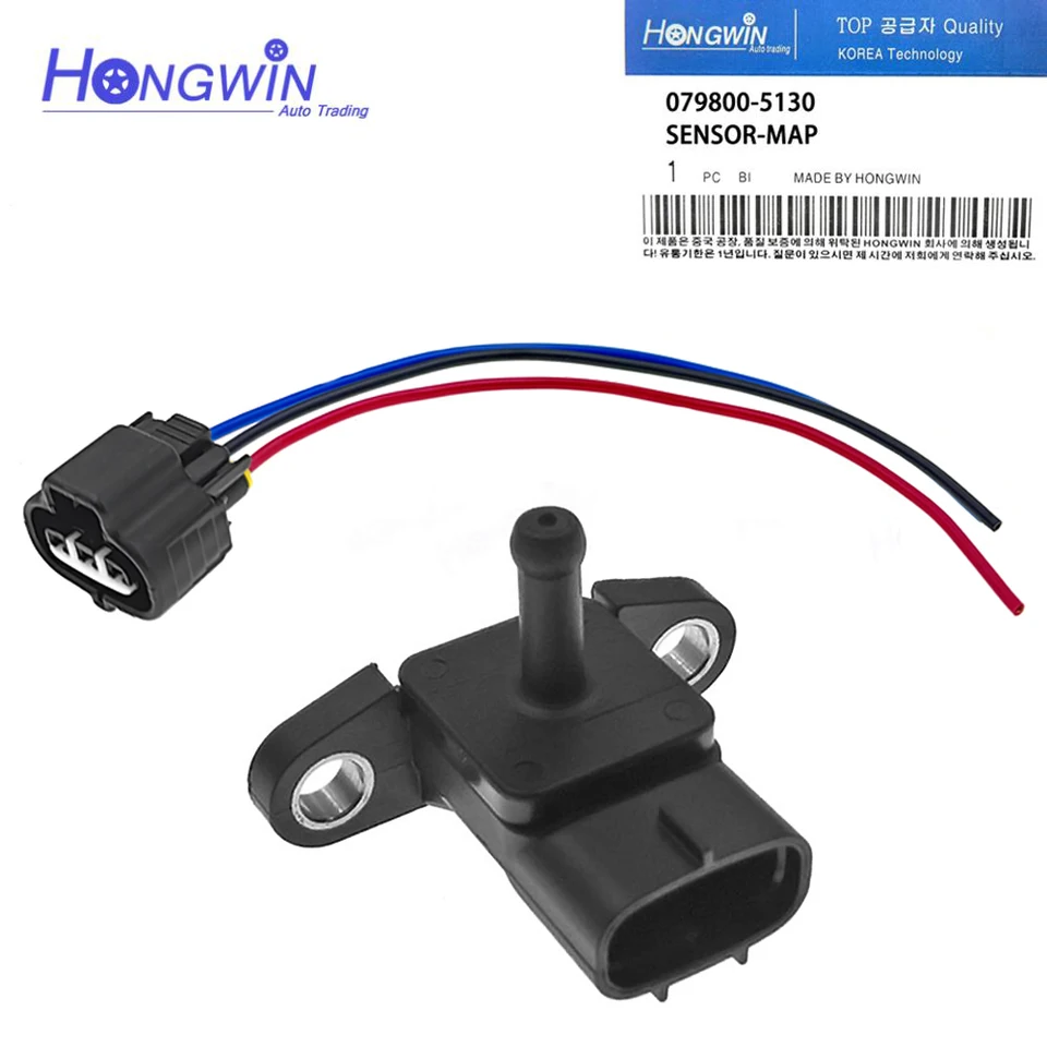 079800-5130 Senzor tlakovej mapy prívodu vzduchu pre Toyota Land Cruiser Corolla Hilux 89421-20210 0798005130 8942120210