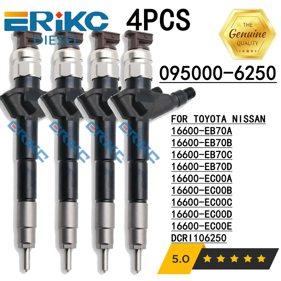 095000-6250 095000-6251 Dysel Injector Dysle 16600-EB70C 16600-EB70B pre Toyota Nissan NAVARA DENSO 16600-EB70A DCRI106250