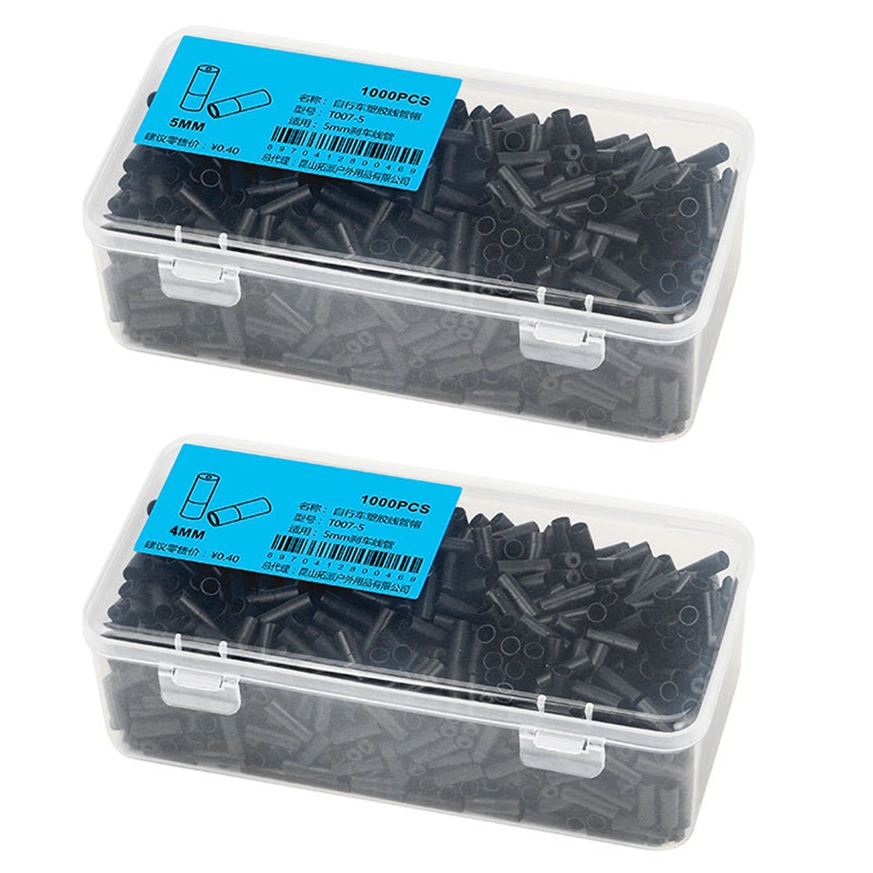 1 000 kusov Bicykel Bicykel 4 mm 5 mm brzdový kábel Kryt Ferrule Cond Caps Cesta Bicykel preferovanú posuvnú brzdovú lanovku KAPNÝ KAMP PRÍSTUP