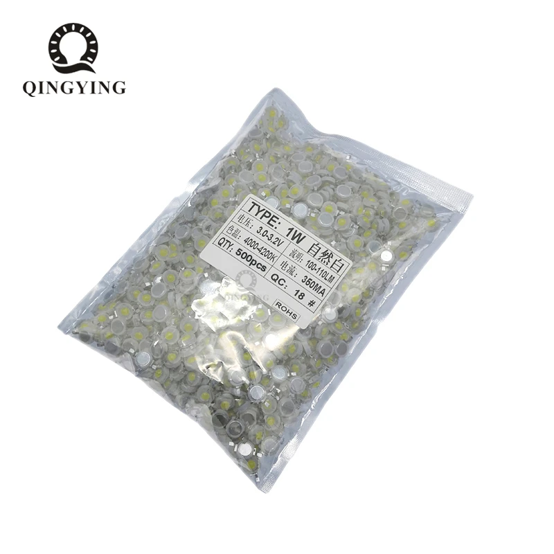1 000 pcs 1W 3W LED čip High -výkonná lampa SMD COB Diódy Teplá studená biela červená zelená modrá žltá plná spektrum rastúce perličky