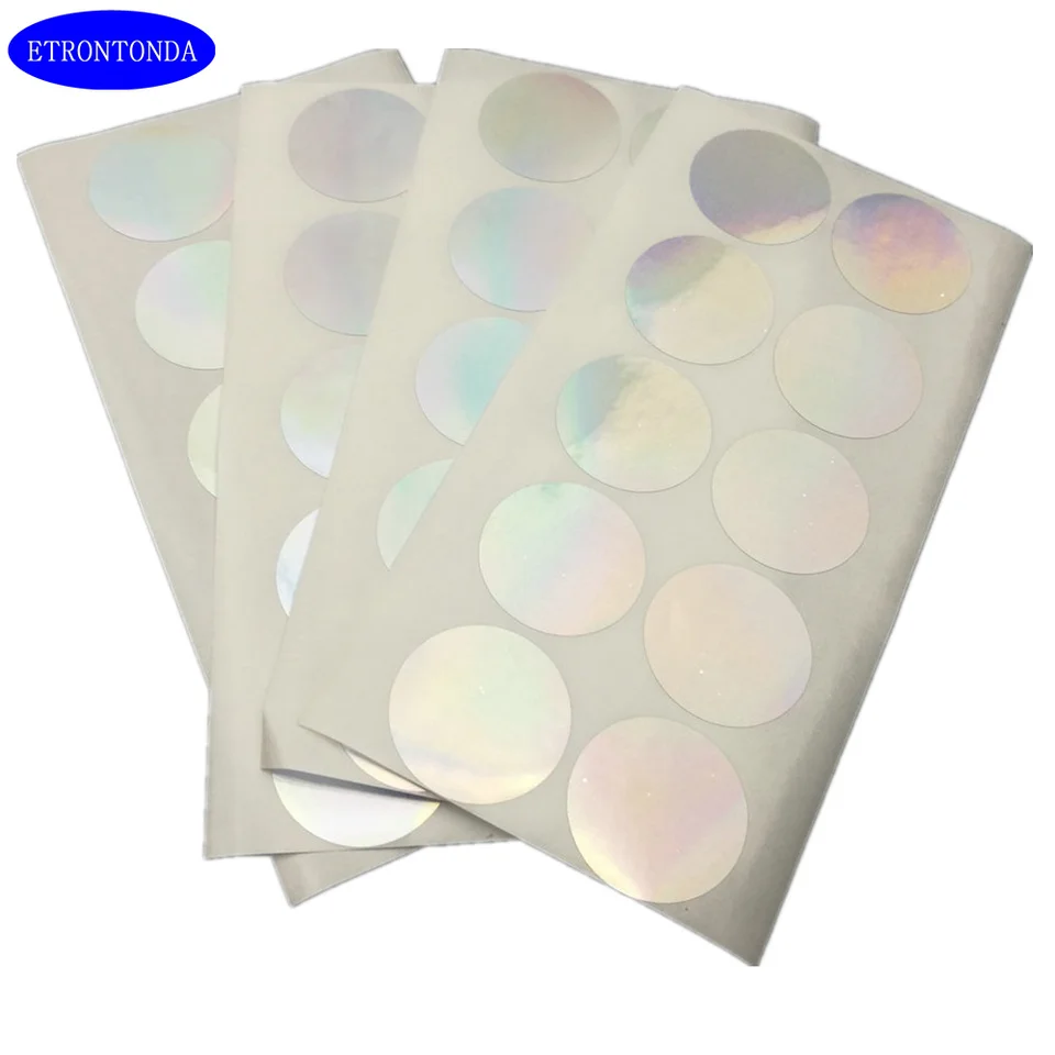 1 000 pcs hologram tesniaci nálepka 1 