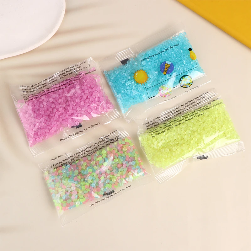 1 000 pcs Luminous piesok žiara v tmavých kamienkov