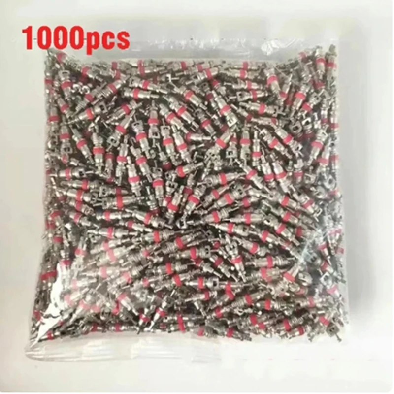 1 000 pcs nový kovový strieborný červený automobilový automobilový kamión pneumatí