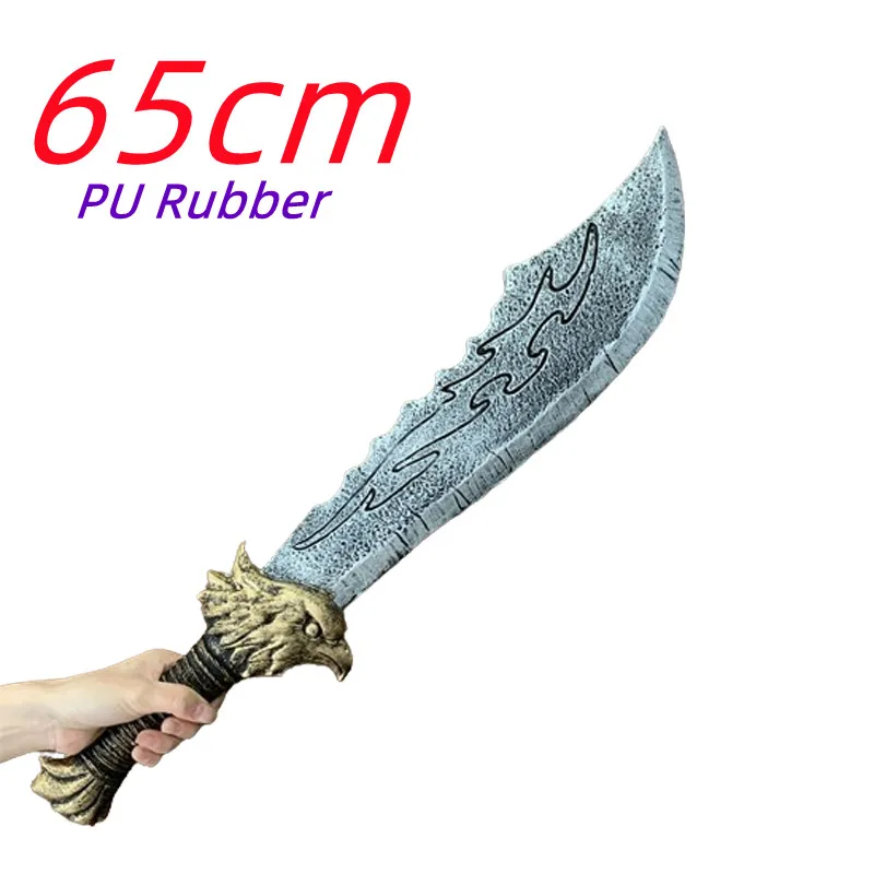 1: 1 Bojový film Zlatý kráľ Knife Cosplay Eagle Chaos Blade War Warrior Weapons Obeta rolu