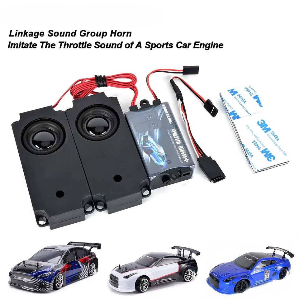 1/10 Crawler RC CAR SPRÁVA SPRÁVA 2 GENERÁLNY MOTOROVÝ ZVUKOVÝ ZVUKOVÝ SOUMÁCIA 10 ZVUKOVAŤ ZVUKOVÁ SKUPINA SKUMENTA SKUMENTA MOTORA