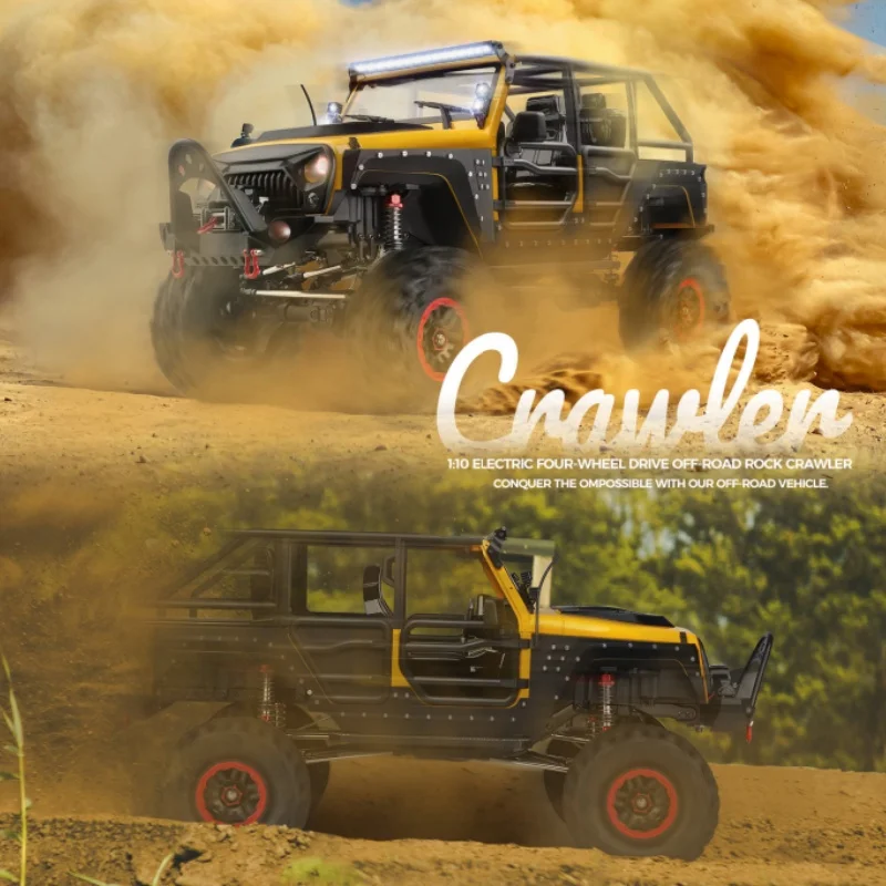 1/10 nových Wltoys 104026 4x4 diaľkové ovládacie vozidlo na výplach úpravy vozidla Wrangler Model Model zliatiny diferenciálny lezenie automobilu