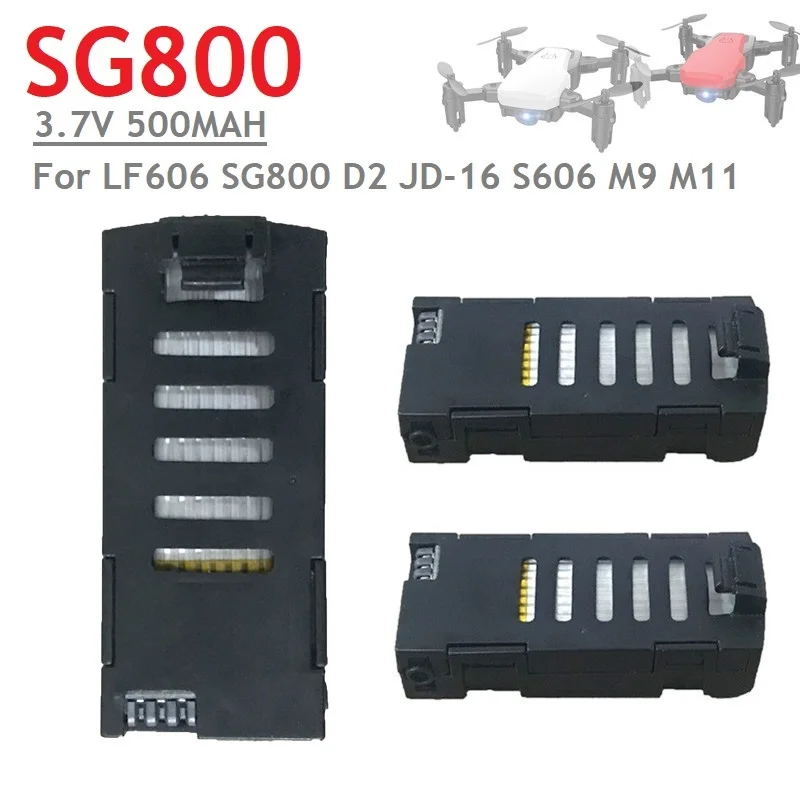 1-10ks 3,7 V 500 mAh LiPo batéria pre SG800 LF606 D2 JD-16 S606 M11 M11 DRONOVÉ PRÍSLUŠENSTVO BATÉRIA RC QUADCOPTER NÁKLADY