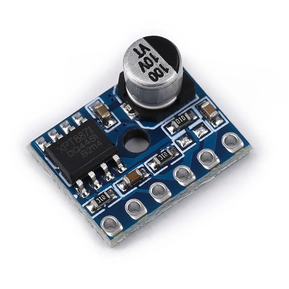 1-10ks 5128 zosilňovacia doska 5W trieda D Digitálna zosilňovacia doska Mono zvukový modul Nízke skreslenie