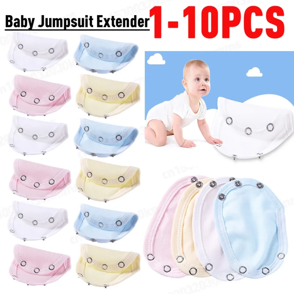 1-10ks Baby Romper Partner Dočiny podložky Super Utility Bodysuit Plienka kombinézy predĺženia filmu Detský detský partnera Romper
