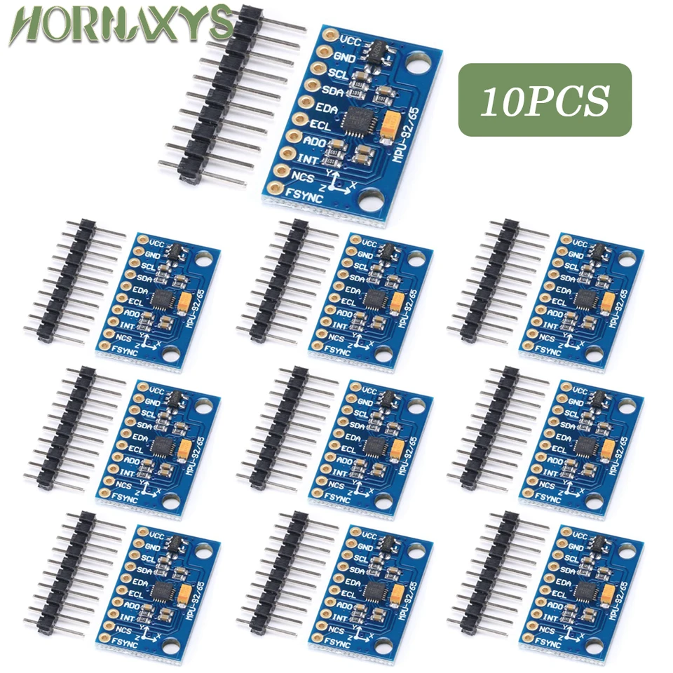 1-10ks IIC I2C SPI MPU6500 MPU-6500 6-osový gyroskopový akcelerometer senzorový modul nahradiť MPU6050 za Arduino za kolíky Gy-6500