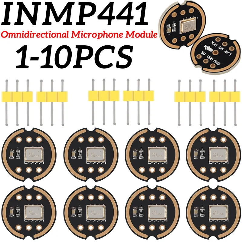 1-10ks INMP441 Omnirectional Microfone Modul I2S Interface Low Power MEMS Vysoko presný digitálny výstupný senzor senzora