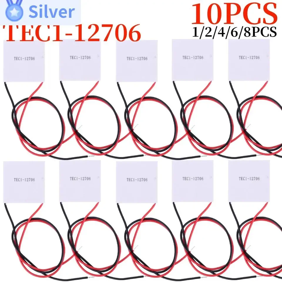 1-10ks TEC1-12706 Termoelektrický chladič Peltier Elemente Modul 65W 12V 5.8A Plateový modul pre chladenie na generovanie energie