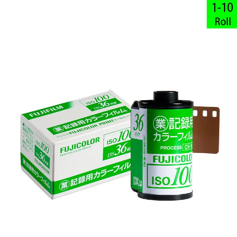 1-10Rolls FUJIColor 100 farebný film Fujifilm ISO100 pre 135 formát kamery Kodak ISO100 36 Expozícia/roll （Dátum vypršania exspirácie: 2021.10)