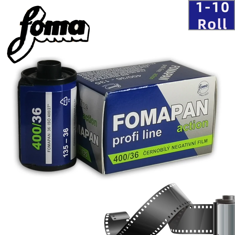 1-10Rolls Originálny Fomapan Classic 400 135 Kinetoscope Move Films Classic Black & White ISO 400 Podpaka