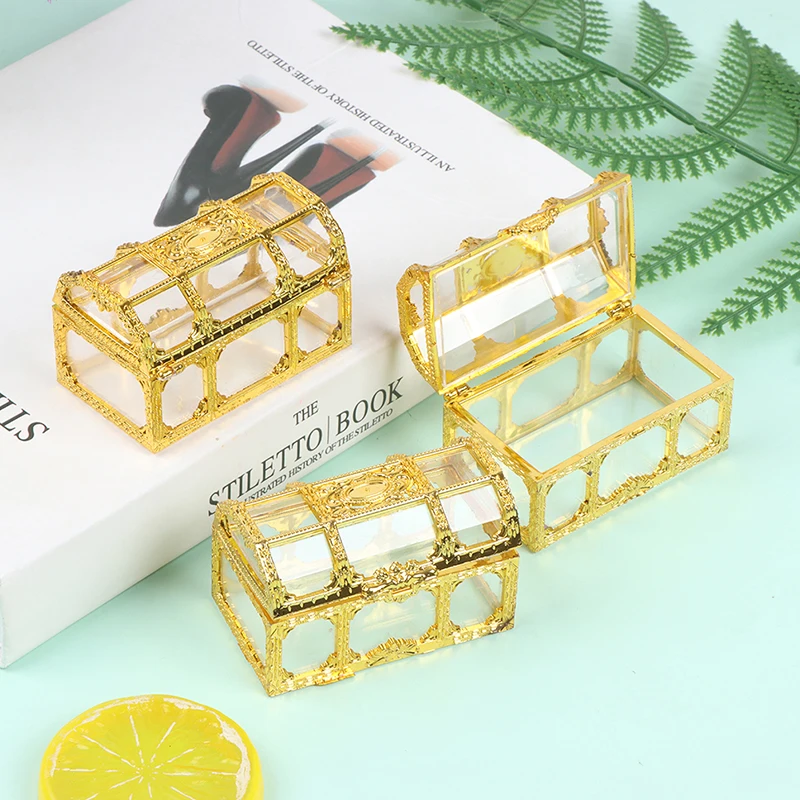 1:12 Dollous Miniature Storage Box Treasure hrudník Model nábytku