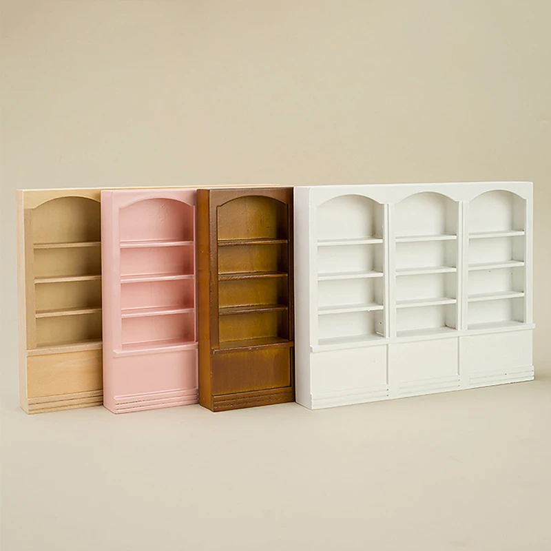 1:12 Dollouse Dishel Cabinet Obývacia izba Mini nábytok okno vitrína stolové stoly set pre bábiky Domov príslušenstvo