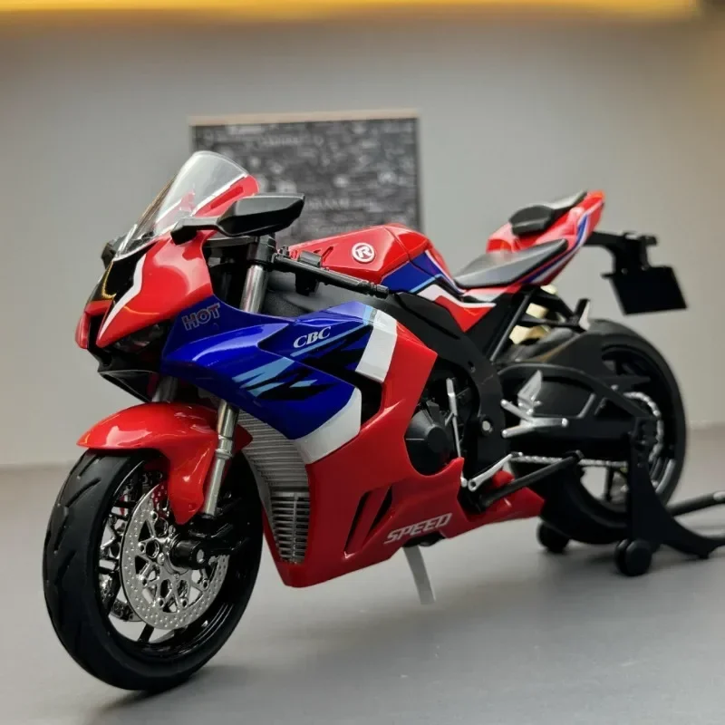 1:12 Honda CBR1000 zliatinový model Motocykla zvuku a ľahké deti chlapci