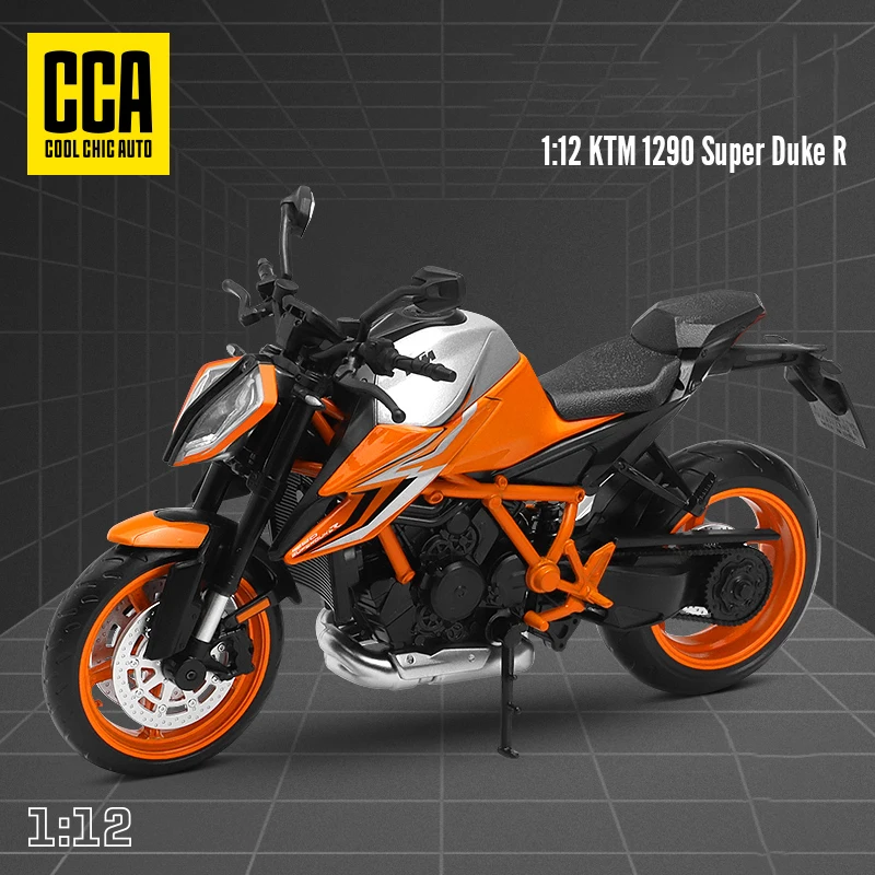 1/12 KTM 1290 Super Duke R Die Cast Motorcycle Model Collection Collection Autobike Sork-Absorber Off Road Autocycle Hračky