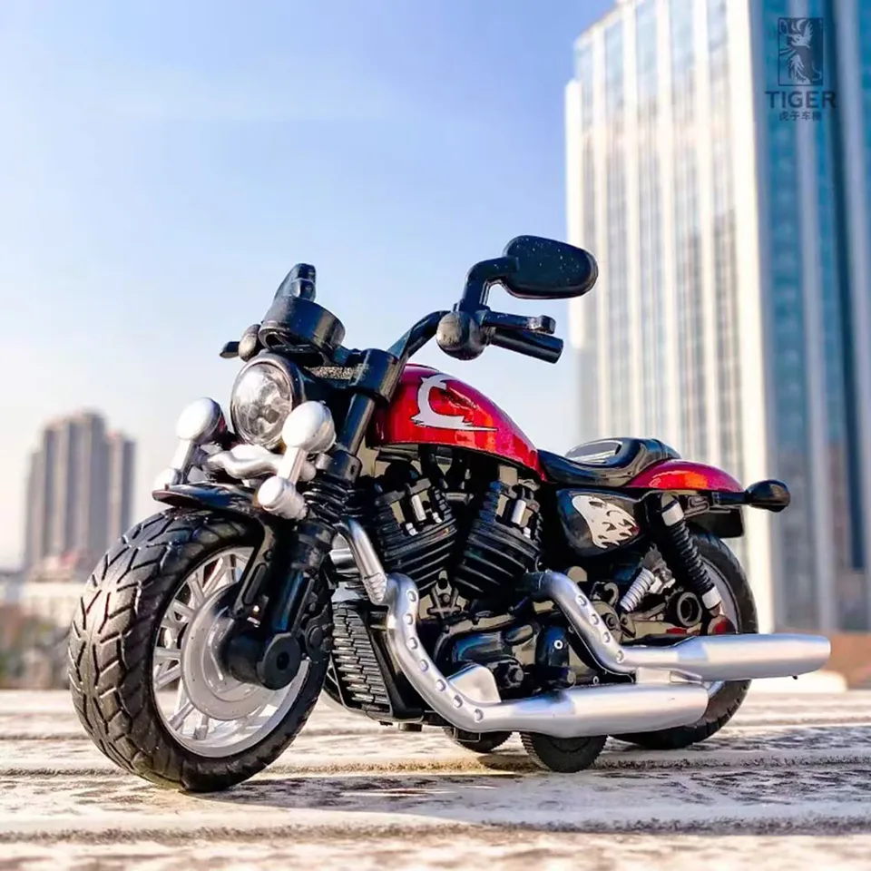 1:12 Stupnica Kawasaki Motocykel Model zliatiny Miniatúrne auto Toy Zvuk svetlo gumové pneumatiky Motorycykle Vozidlo Perfektné darčeky pre chlapcov
