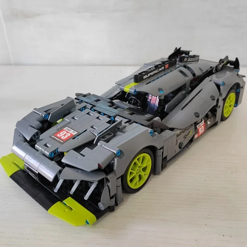 1:14 Technický automobil Peugeoted 9x8 Le Hybrid Hypercar Mans 42156 BUDOVANÉ BLOKY Super RACING VOZIDLA Hračky pre deti