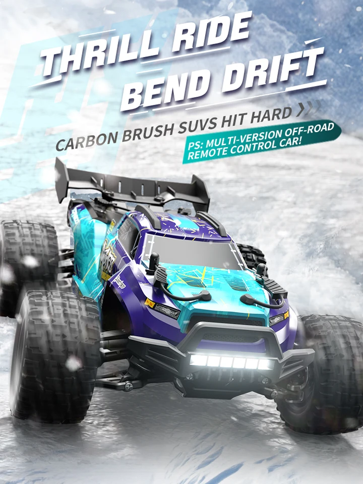 1:18 45 km/h Brushed MOT RC CAR Professional 4WD Elektrický vysokorýchlostný terénny diaľkový ovládací hračky pre deti pre deti vs WLtoys 184008