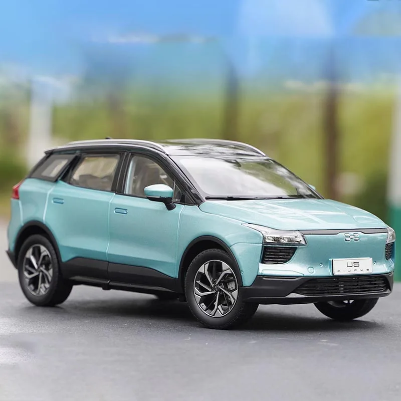 1:18 Originálna továreň Aichi U5 Aiways nová energetická zliatina simulation car Model Model Collection Suvenír Display Ozdoby hračky vozidla