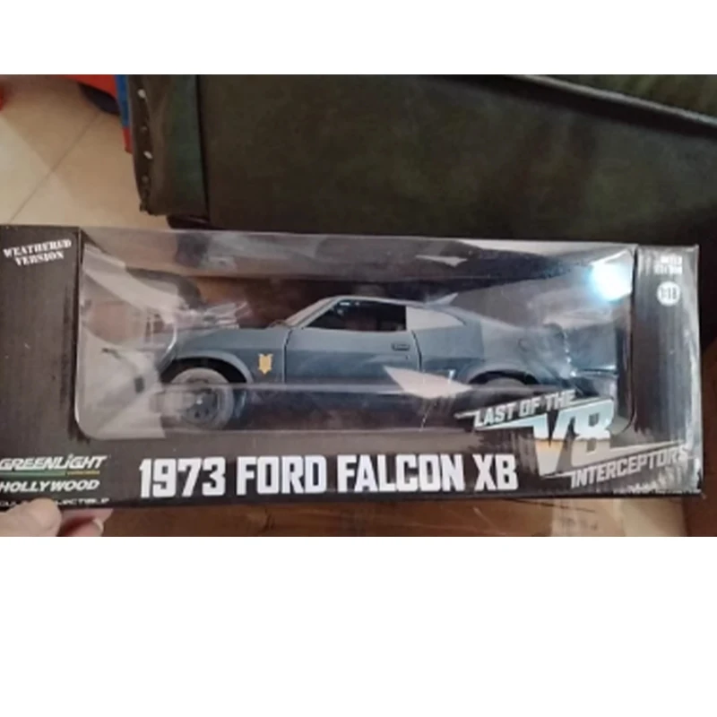 1:18 Scale 1973 Ford Falcon XB Movie verzia simulácia zliatiny zliatiny Displej zberateľa hračiek Darčeková suvenír dekorácia