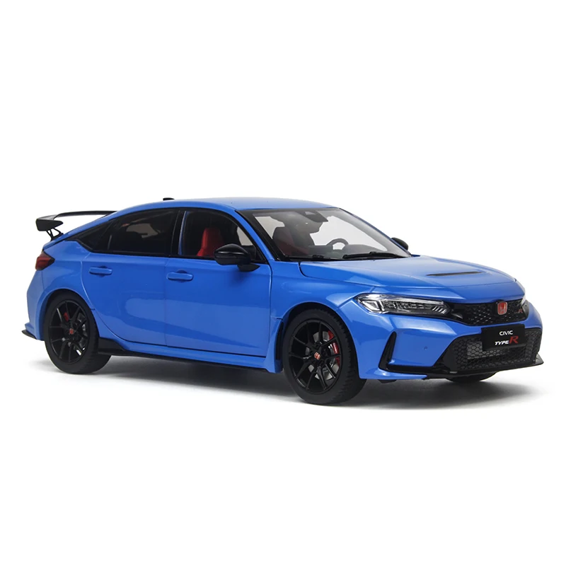 1:18 Stupnica Honda Civic Type R Fl5 2023 Model automobilu 1:18 Kovové dieCast Miniature Simulation Model Model hobby zbierka darček