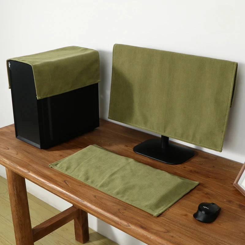 1/2/3 PCS Minimalistický stolný počítač Prachový kryt 27 palcov počítač Monitor Prach Klávesnica Klávesnica PC PC PC Host Prach odolný v oblasti prachu