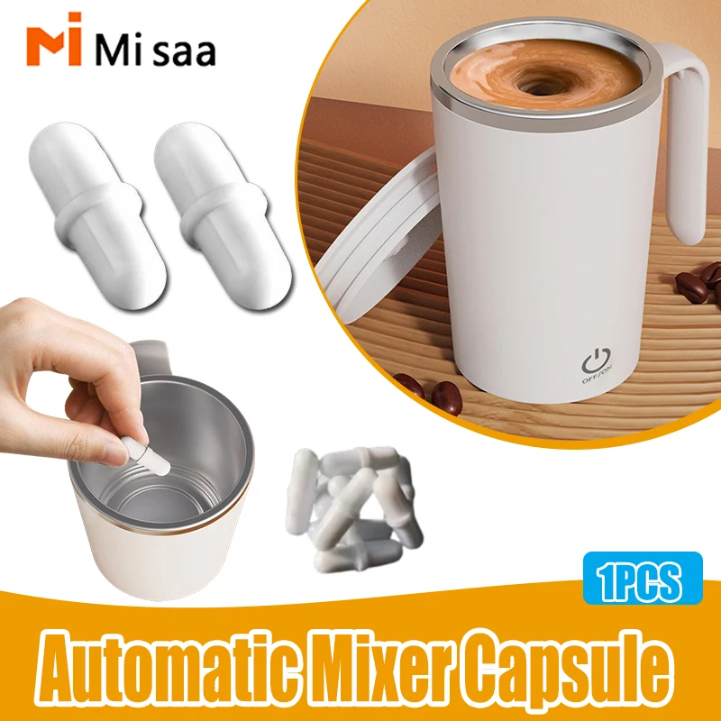 1/2/3ks Automatické samonavížiace sa nekorrodujúce inteligentné mixéry Thermal Magnetic hrnček kapsula valcové pre miešanie