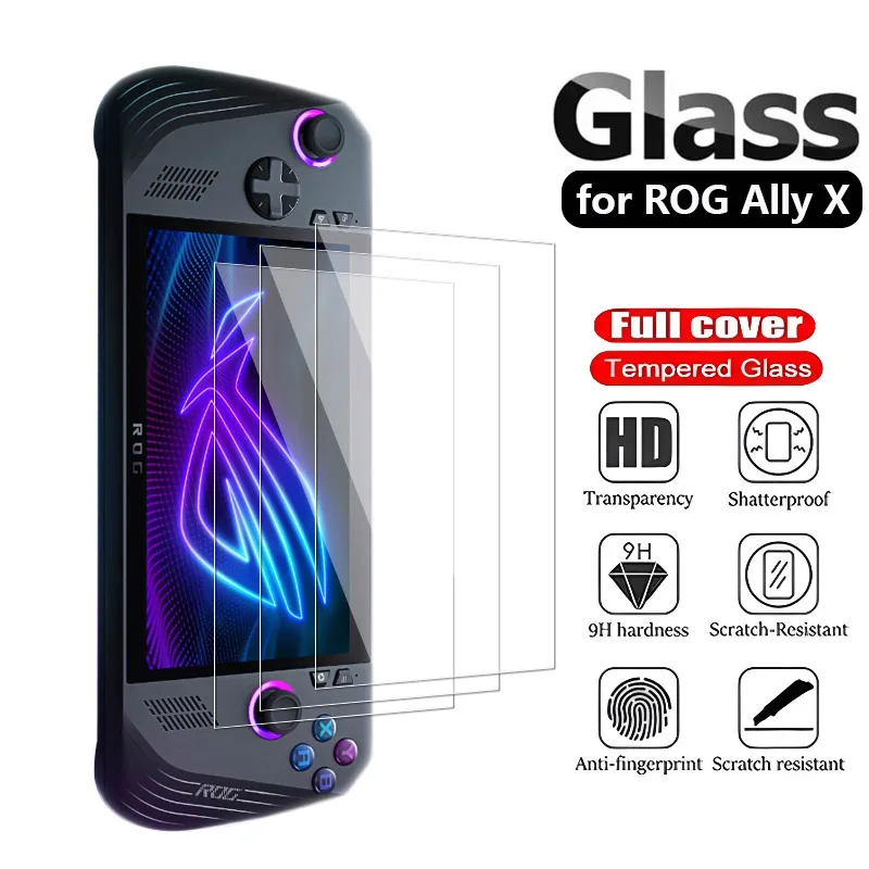1/2/3ks ochranné temperované sklo pre ochranný film ASUS ROG Ally X Anti-Scratch pre ROG ALLY ALLY X Glass Accessories