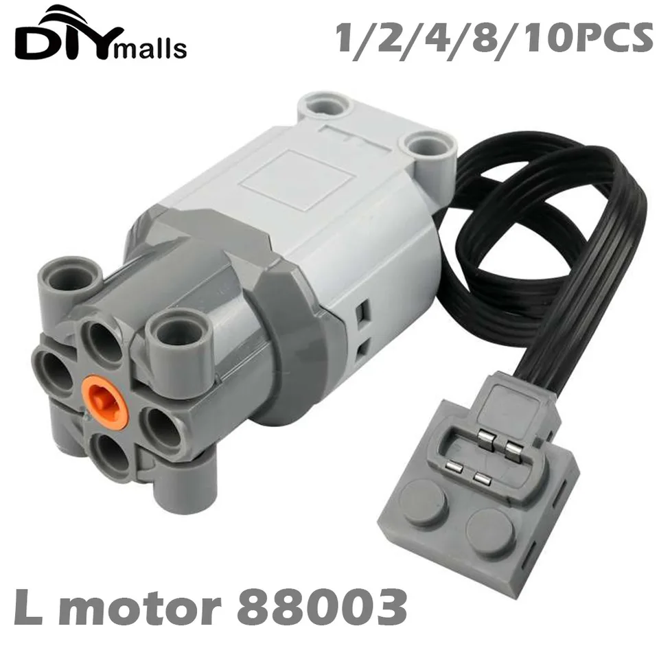 1/2/4/8/10ks 88003 L Motor MOC Technické diely Výkon Funkcie stavebné bloky Tehly Vypnutie UP Kompatibilné s hračkami automobilov Legoeds